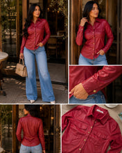 Cargar imagen en el visor de la galería, Camisa Leather Vinipiel Texas