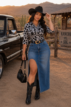 Cargar imagen en el visor de la galería, ✨ Blusa Vaquera La Toña Chic Western ✨