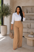 Cargar imagen en el visor de la galería, Pantalón Laura — Wide Leg Luxury Fit