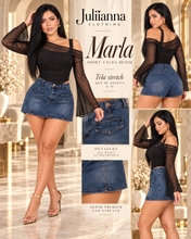Cargar imagen en el visor de la galería, Short Falda Marla | Mezclilla Stretch