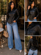 Cargar imagen en el visor de la galería, Camisa Leather Vinipiel Texas