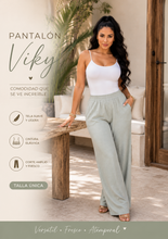 Cargar imagen en el visor de la galería, Pantalón Relax Viky Crepé