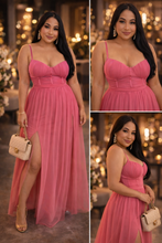 Cargar imagen en el visor de la galería, Vestido Yesenia Rosa Glam