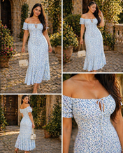 Cargar imagen en el visor de la galería, Vestido Rocío 💙🌿