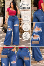 Cargar imagen en el visor de la galería, Jeans Samara Curvas | Wide Leg Premium