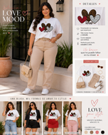 Blusa Corazones Amorío Chic