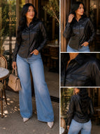 Camisa Leather Vinipiel Texas