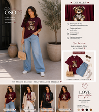 Cargar imagen en el visor de la galería, Blusa Oso — Trendy Chic Style
