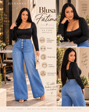 Cargar imagen en el visor de la galería, Blusa Satin Fátima Strech
