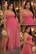 Vestido Yesenia Rosa Glam
